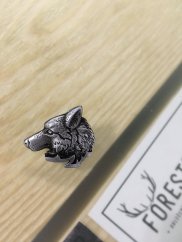 Odznak - vlk stříbrný