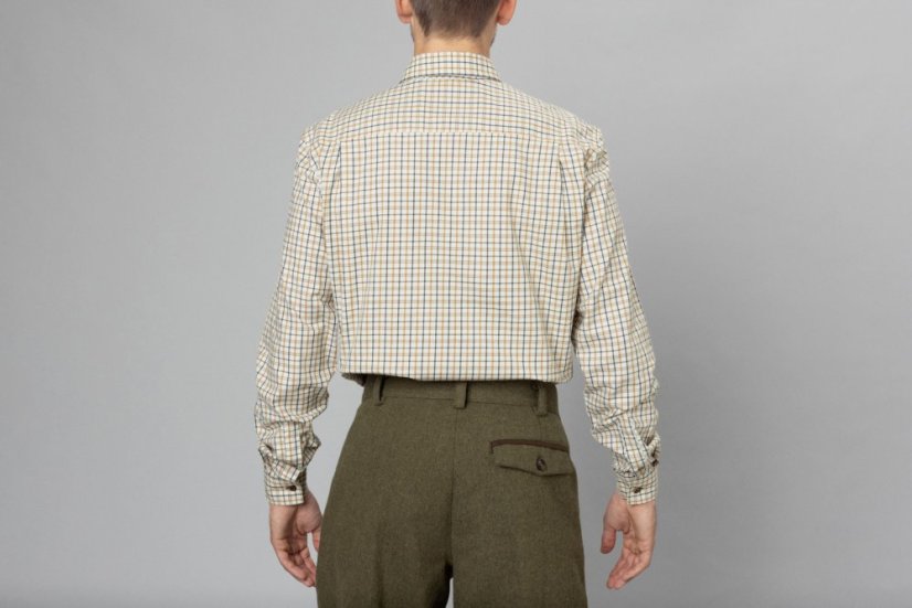 Seeland - Oxford střelecká košile pánská Classic blue-Classic brown check