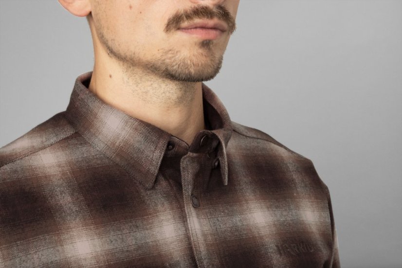 HÄRKILA - Folke košilová bunda pánská Burgundy