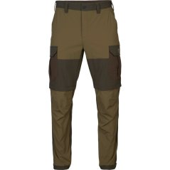 HÄRKILA - Logmar letní kalhoty - kraťasy na zip pánské Dark olive-Willow green