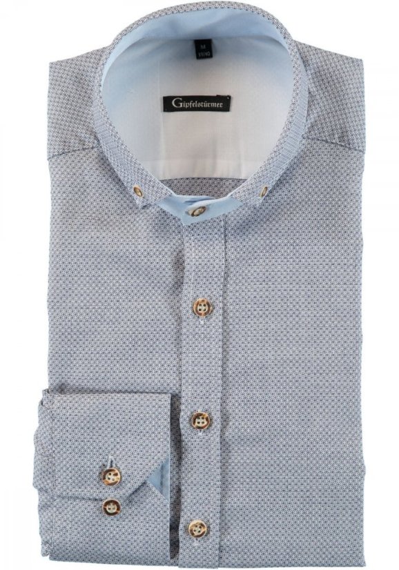 Gipfelstürmer - košile pánská Slim Fit modrá (3974)