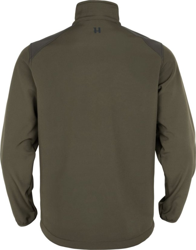 HÄRKILA - Scandinavian softshell bunda pánská Willow green-Shadow brown