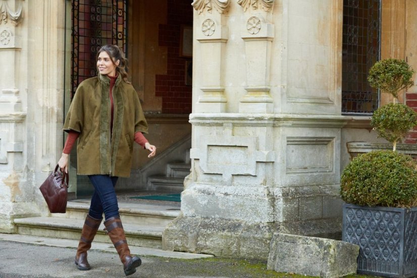 ALAN PAINE - Surrey dámský pléd s kožíškem Olive