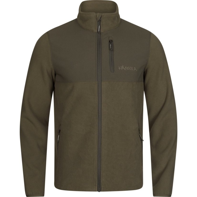 HÄRKILA - Fjell fleece mikina pánská Light willow green