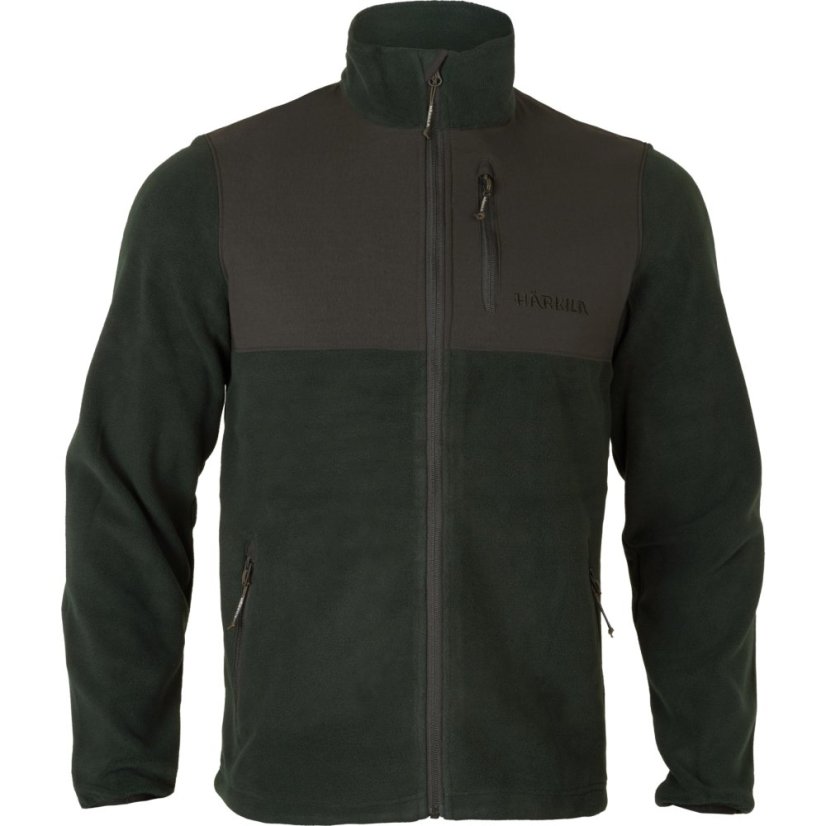 HÄRKILA - Fjell fleece mikina pánská Jet set-Meteorite