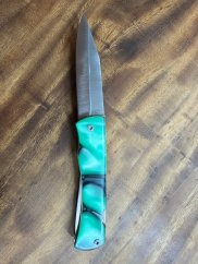 Lovecký nůž zavírací 10 cm s pilkou pryskyřice