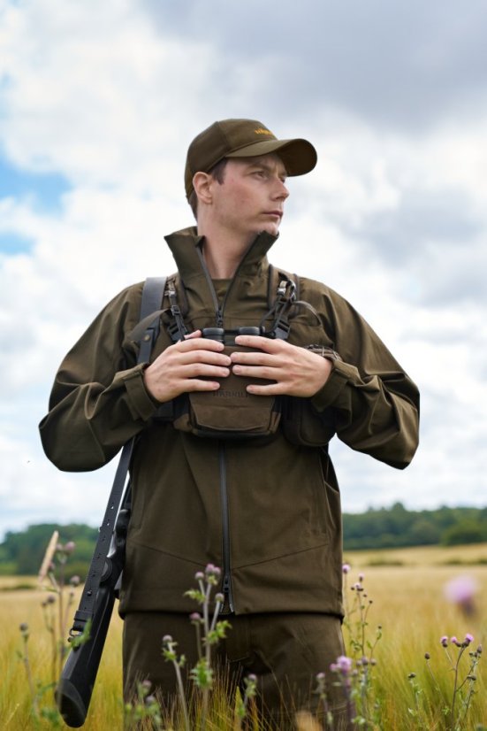 HÄRKILA  - Harness bino pouzdro na dalekohled Dark willow green