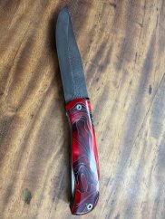 Damaškový nůž zavírací s pilkou s pryskyřicí