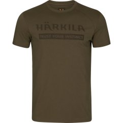 HÄRKILA - Logo triko pánské Willow green