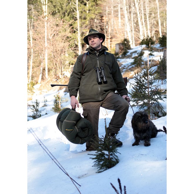 CARINTHIA - Přikrývka lovecká na posed s lodenem Olivová