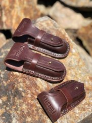 FORESTER - kožené pouzdro na nůž s trnem