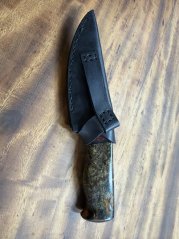 Dýka lovecká VG-10 stabilizovaná olše a mahagon