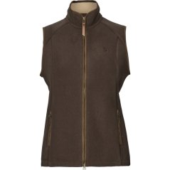 HÄRKILA - Sandhem Sherpa fleece vesta dámská Demitasse brown