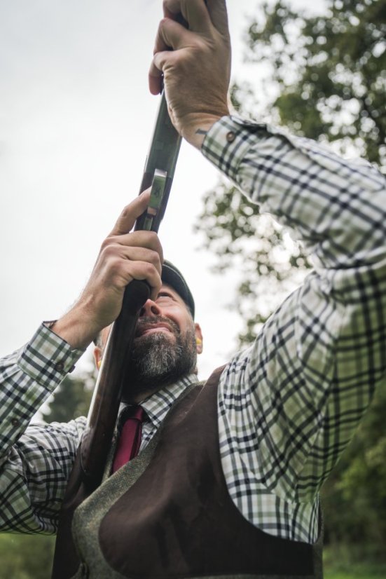 HÄRKILA  - Milford košile s dlouhým rukávem pánská Greap leaf