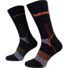 Seeland - Field Coolmax ponožky 2pack pánské Black-Dark grey