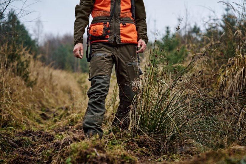 HÄRKILA - Forest Hunter Pro GTX kalhoty pánské Hunting green-Shadow brown