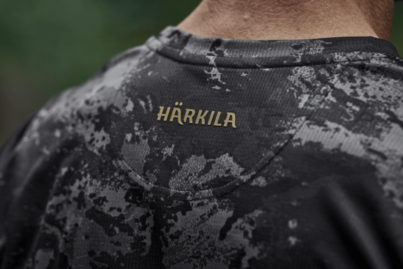 HÄRKILA - Noctyx camo triko s krátkým rukávem pánské AXIS MSP® Black-Black