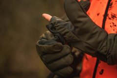 Seeland - Trigger střelecké ohrnovací rukavice Pine green