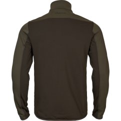 HÄRKILA - Olaf fleece mikina pánská Shadow brown-Forest night