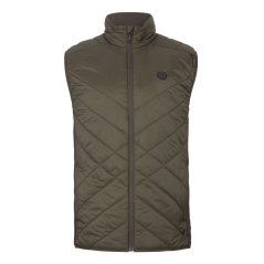HÄRKILA - Heat Insulated vyhřívaná vesta pánská Willow green-Shadow brown