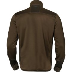 HÄRKILA - Scandinavian fleece mikina pánská Willow green-Deep brown
