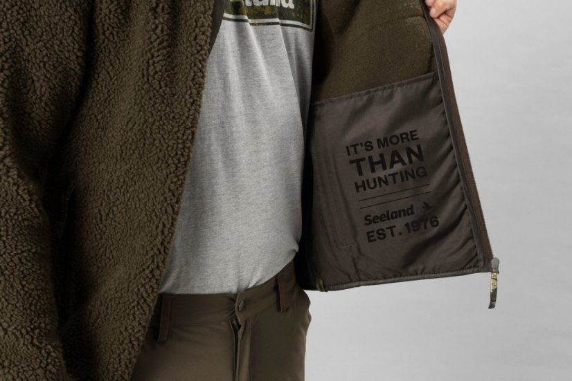 Seeland - Zephyr Camo fleece bunda pánská Grizzly brown