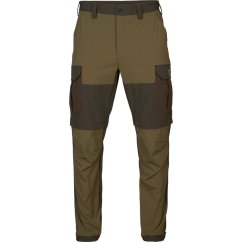 HÄRKILA - Logmar letní kalhoty - kraťasy na zip pánské Dark olive-Willow green