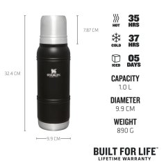 Stanley - Artisan termoska 1L noční černá
