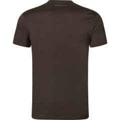 HÄRKILA - Base All season funkční merino triko pánské Shadow brown