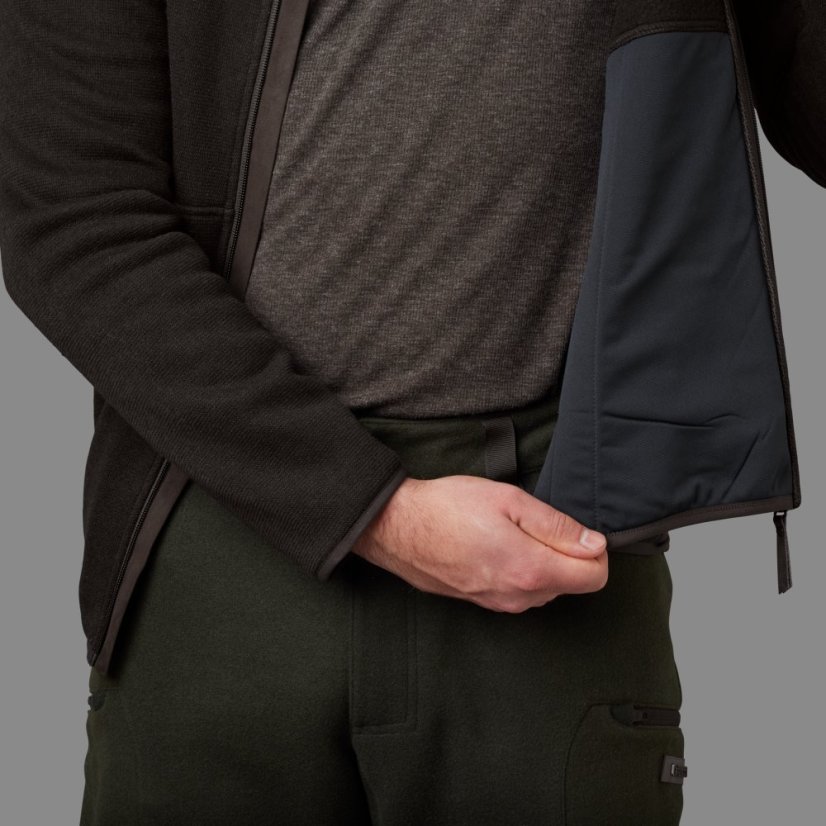 HÄRKILA  - Metso full zip pánský Shadow brown