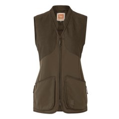 HÄRKILA - Skye střelecká vesta dámská Willow green-Shadow brown