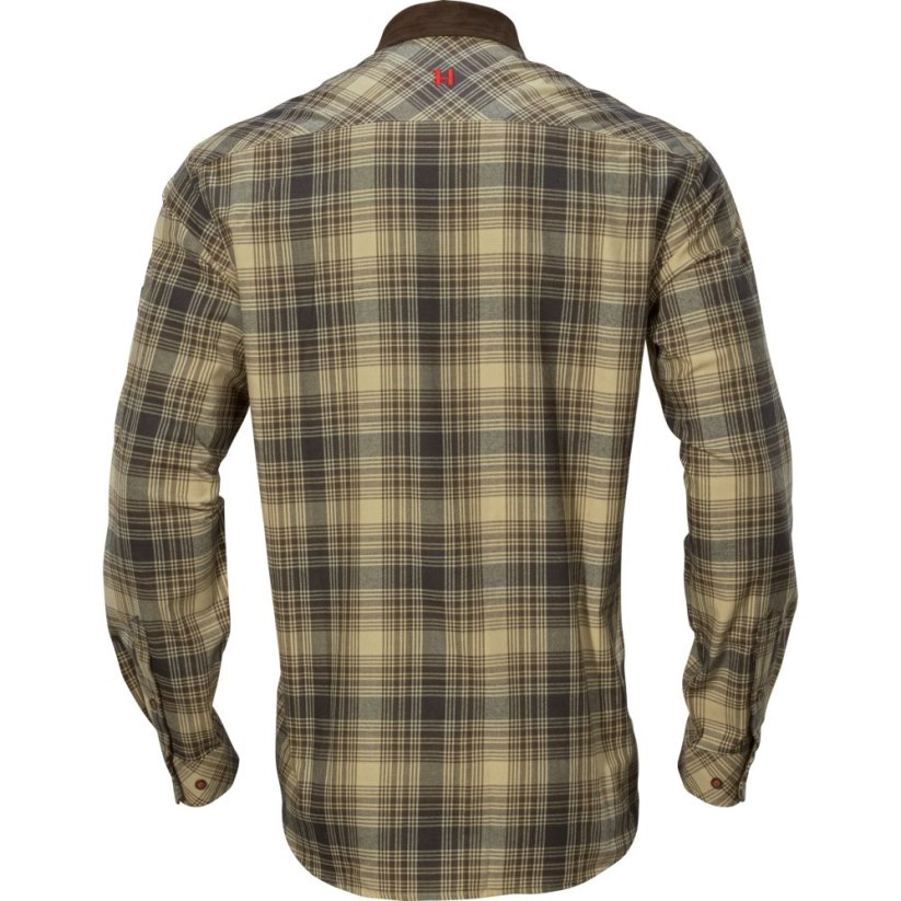 HÄRKILA  - Driven Hunt flannel košile pánská Light teak check