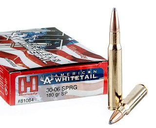 Hornady American Whitetail, .30-06 Spr., 180GR, Interlock SP