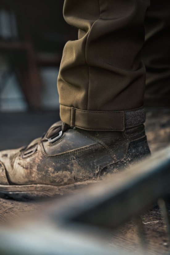 HÄRKILA  - Scandinavian kalhoty pánské Dark antique bronze-Willow green