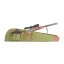 Eurohunt - pouzdro na dlouhou zbraň 125 cm zelené