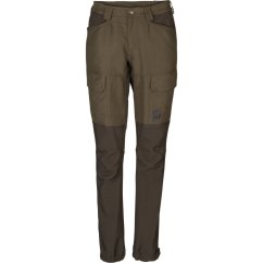 HÄRKILA - Scandinavian kalhoty dámské Willow green-Deep brown