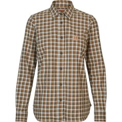 HÄRKILA - Fjell košile s dlouhým rukávem dámská Dark olive check