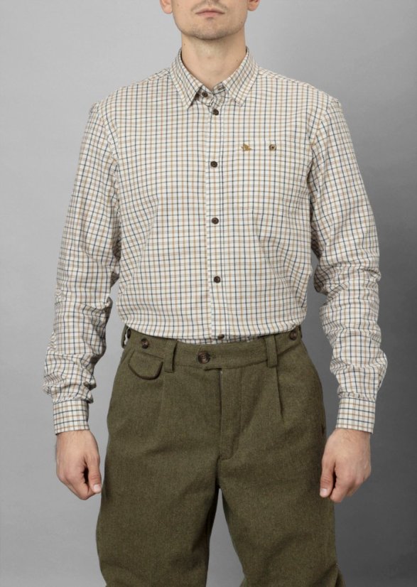 Seeland - Oxford střelecká košile pánská Classic blue-Classic brown check