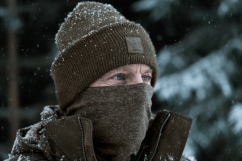 HÄRKILA - Kodiak CleverWool nákrčník Dark hunting green