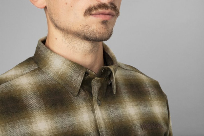 HÄRKILA - Folke košilová bunda pánská Willow green