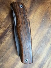 Damaškový nůž zavírací s pilkou wenge