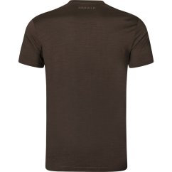 HÄRKILA - Base All season funkční merino triko pánské Shadow brown