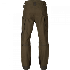 HÄRKILA - Driven Hunt HWS kožené kalhoty pánské Willow green-Shadow brown