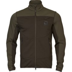 HÄRKILA - Olaf fleece mikina pánská Shadow brown-Forest night