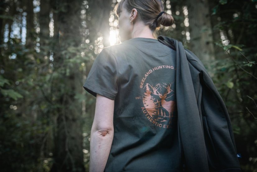 Seeland - Hunting Heritage triko dámské s krátkým rukávem Pine green