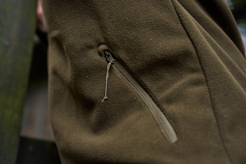 HÄRKILA - Fjell fleece vesta pánská Hunting green-Willow green