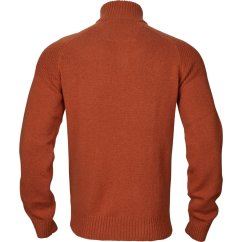 HÄRKILA - Vincent Merino svetr na zip pánský Bombay brown