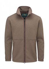 ALAN PAINE - Aylsham fleece bunda jarní pánská Brown Herringbone
