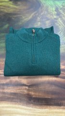 ALAN PAINE - Rookeland Inset svetr se zipem dětský Kerry Hill