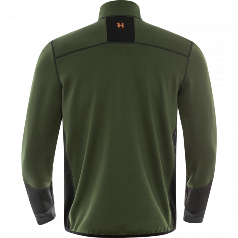 HÄRKILA  - Scandinavian mikina pánská fleece Duffel green/Black